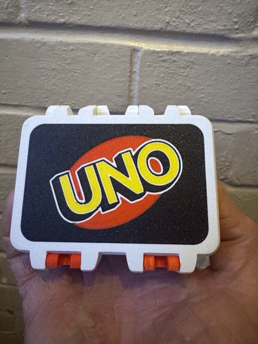 Uno card storage - uno, 3d