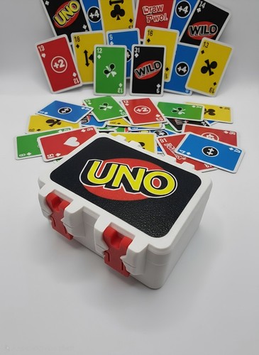 Uno card storage box - uno, 3d